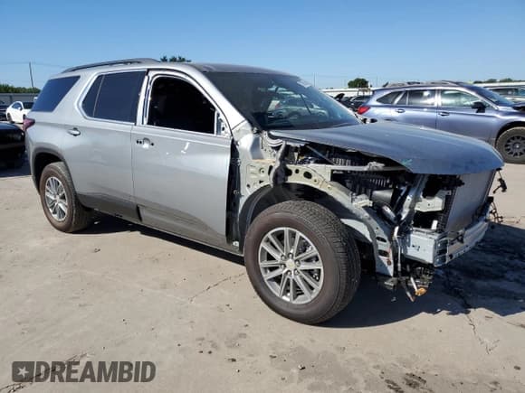 ✅ 2023 Chevrolet Traverse LT Cloth • VIN: 1GNEVMKW8PJ284439 • Lot: 57766154. Listed on Copart with 1,666 mi. Free auction sales archive from the USA and detailed vehicle history report at DreamBid. Image 4.