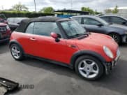 ✅ 2008 MINI Convertible • VIN: WMWRF33558TG18147 • Lot: 53547385. Listed on Copart with 131,458 mi. Free auction sales archive from the USA and detailed vehicle history report at DreamBid. Image 4.
