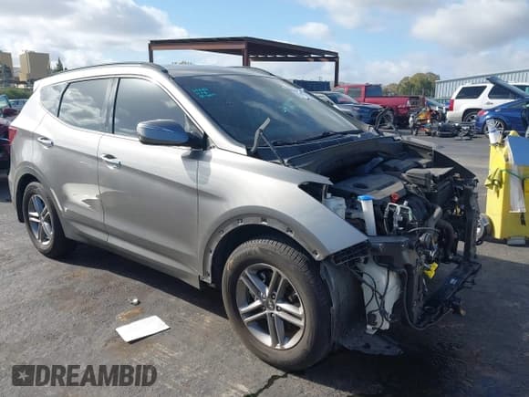 ✅ 2017 Hyundai Santa Fe 2.4L • VIN: 5NMZU3LB1HH012955 • Lot: 43634021. Listed on IAAI with 75,051 mi. Free auction sales archive from the USA and detailed vehicle history report at DreamBid. Image 1.