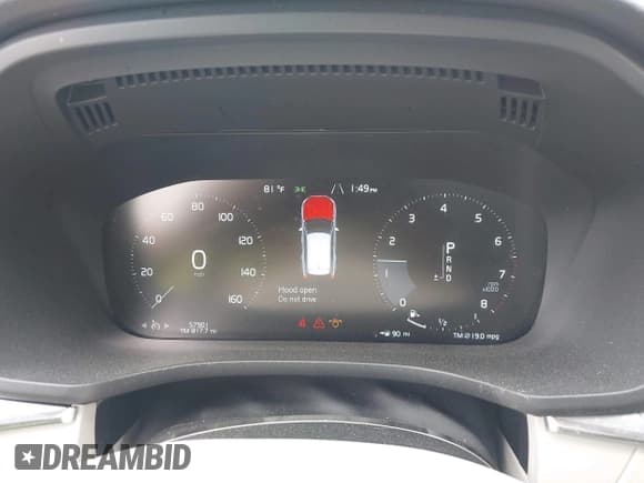 ✅ 2020 Volvo XC60 Momentum • VIN: YV4102DK2L1589947 • Lot: 41958509. Listed on IAAI with 57,901 mi. Free auction sales archive from the USA and detailed vehicle history report at DreamBid. Image 7.