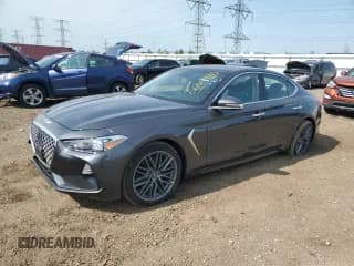 ✅ 2019 Genesis G70 Advanced • VIN: KMTG34LA4KU025546 • Lot: 66545555. Listed on Copart with 45,251 mi. Free auction sales archive from the USA and detailed vehicle history report at DreamBid. Image 1.