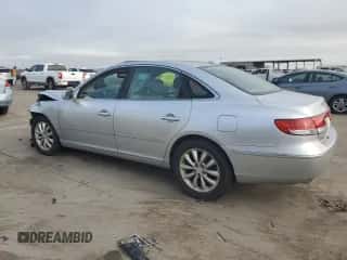 2007 Hyundai Azera SE with VIN KMHFC46F87A211239, listed as a Copart auction lot 84478194 with Not provided miles and Salvage title. Bid and sale history available at DreamBid. Image 2.