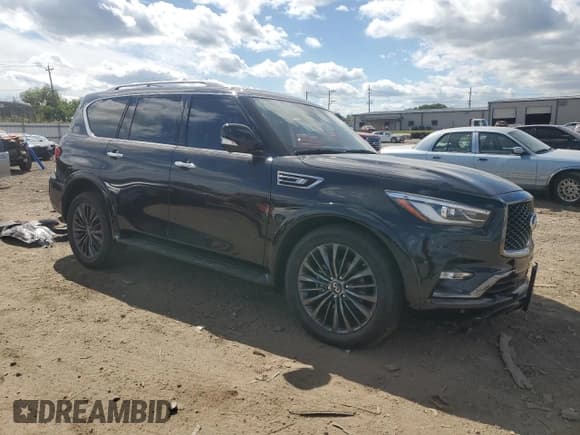 ✅ 2021 Infiniti QX80 Luxe • VIN: JN8AZ2AE1M9269307 • Lot: 71365735. Wystawiony na Copart z przebiegiem 49 047 mil. Bezpłatny archiwum sprzedaży aukcyjnych z USA i szczegółowy raport historii pojazdu na DreamBid. Zdjęcie 4.