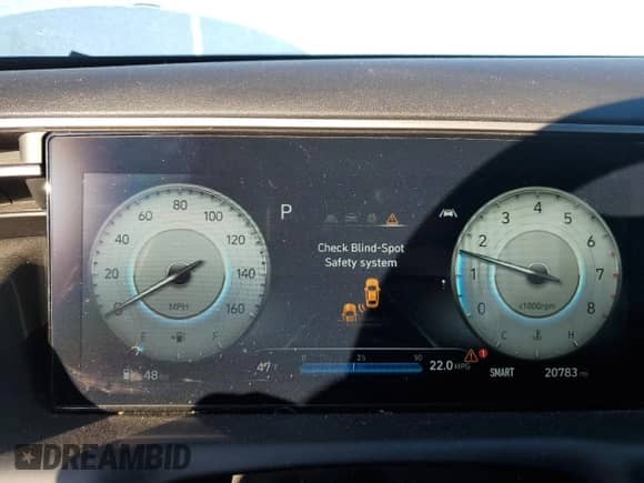 2023 Hyundai Santa Cruz SEL с VIN 5NTJCDAE8PH073774, выставлен на аукционе Copart как лот 76501044 с пробегом 20 783 миль миль и Списание • Salvage title. История ставок и продаж доступна на DreamBid. Изображение 9.