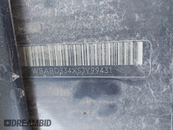 ✅ 2005 BMW 3 Series 325Ci • VIN: WBABD334X5JY99431 • Lot: 40986260. Listed on IAAI with 93,058 mi. Free auction sales archive from the USA and detailed vehicle history report at DreamBid. Image 9.