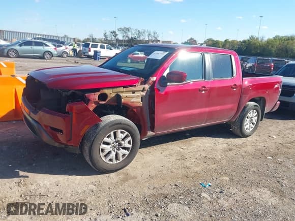 ✅ 2022 Nissan Frontier SV • VIN: 1N6ED1EK4NN632954 • Lot: 43587745. Listed on IAAI with 76,794 mi. Free auction sales archive from the USA and detailed vehicle history report at DreamBid. Image 17.