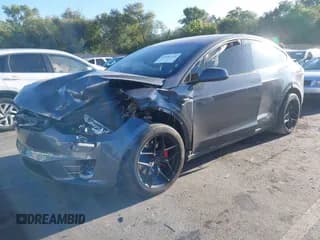 ✅ 2019 Tesla Model X P100D • VIN: 5YJXCDE48KF193723 • Lot: 43253714. Listed on IAAI with 80,698 mi. Free auction sales archive from the USA and detailed vehicle history report at DreamBid. Image 2.