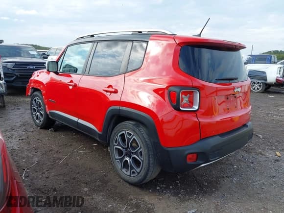 ✅ 2015 Jeep Renegade Limited • VIN: ZACCJADT1FPB47886 • Lot: 43348926. Wystawiony na IAAI z przebiegiem 127 293 mil. Bezpłatny archiwum sprzedaży aukcyjnych z USA i szczegółowy raport historii pojazdu na DreamBid. Zdjęcie 3.