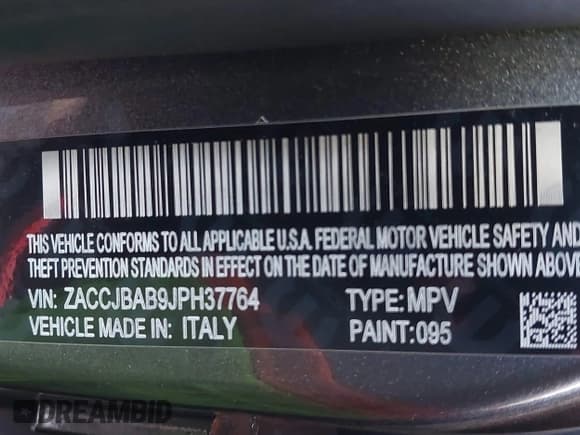 ✅ 2018 Jeep Renegade Upland • VIN: ZACCJBAB9JPH37764 • Lot: 42403618. Wystawiony na IAAI z przebiegiem 100 151 mil. Bezpłatny archiwum sprzedaży aukcyjnych z USA i szczegółowy raport historii pojazdu na DreamBid. Zdjęcie 9.