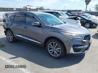 ✅ 2019 Acura RDX Technology • VIN: 5J8TC1H50KL024361 • Lot: 43250094. Listed on IAAI with 107,968 mi. Free auction sales archive from the USA and detailed vehicle history report at DreamBid. Image 1.