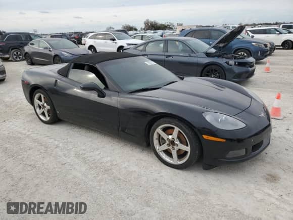 2006 Chevrolet Corvette with VIN 1G1YY36U265110690, listed as a Copart auction lot 78057274 with Not provided miles and Salvage title. Bid and sale history available at DreamBid. Image 4.