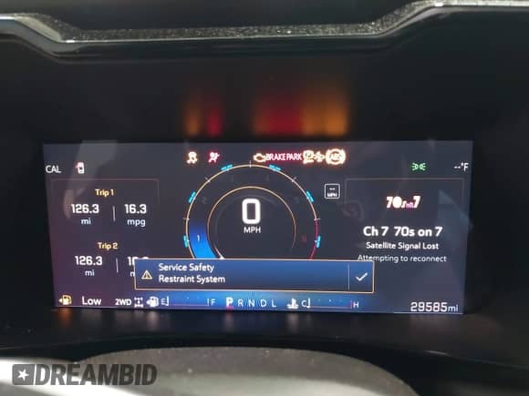 2023 Chevrolet Colorado 4WD ZR2 z VIN 1GCPTFEK4P1215680, wystawiony jako IAAI lot #43174110 z przebiegiem 29 585 mil mil oraz . Historia ofert i sprzedaży dostępna na DreamBid. Obrazek 7.