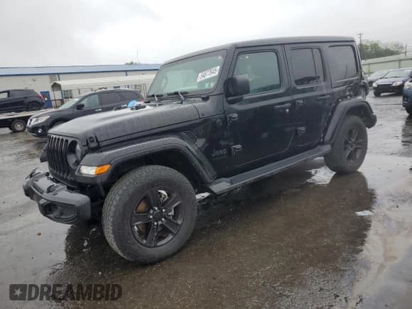 ✅ 2022 Jeep Wrangler Unlimited Sahara • VIN: 1C4HJXEGXNW211886 • Lot: 54877645. Listed on Copart with 64,815 mi. Free auction sales archive from the USA and detailed vehicle history report at DreamBid. Image 1.