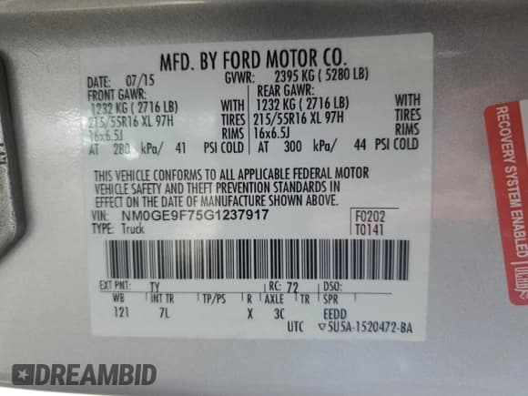 ✅ 2016 Ford Transit Connect XLT • VIN: NM0GE9F75G1237917 • Lot: 52364955. Listed on Copart with 151,136 mi. Free auction sales archive from the USA and detailed vehicle history report at DreamBid. Image 16.