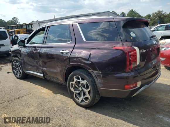 2022 Hyundai Palisade Calligraphy с VIN KM8R74HE2NU358240, выставлен на аукционе Copart как лот 66889404 с пробегом 72 148 миль миль и На запчасти • Non repairable. История ставок и продаж доступна на DreamBid. Изображение 2.