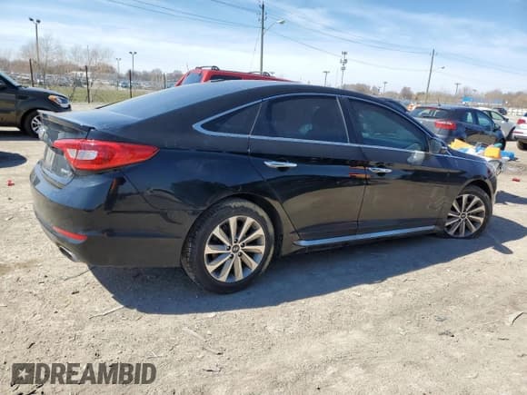 ✅ 2017 Hyundai Sonata Sport • VIN: 5NPE34AF9HH467178 • Лот: 44849593. Опубликован ранее на Copart с пробегом 76 877 миль. Бесплатный доступ к архиву аукционных продаж из США и подробный отчёт об истории автомобиля на DreamBid. Изображение 3.