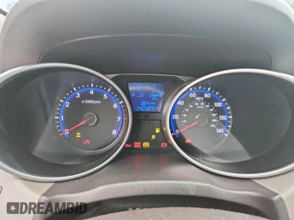 2014 Hyundai Tucson Limited z VIN KM8JUCAG3EU851744, wystawiony jako Copart lot #83765775 z przebiegiem 140 325 mil mil oraz Czysty tytuł • Clean title. Historia ofert i sprzedaży dostępna na DreamBid. Obrazek 9.