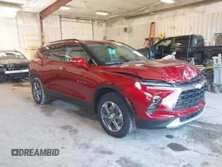 ✅ 2024 Chevrolet Blazer LT • VIN: 3GNKBDR40RS200275 • Lot: 42645261. Listed on IAAI with 8,535 mi. Free auction sales archive from the USA and detailed vehicle history report at DreamBid. Image 1.
