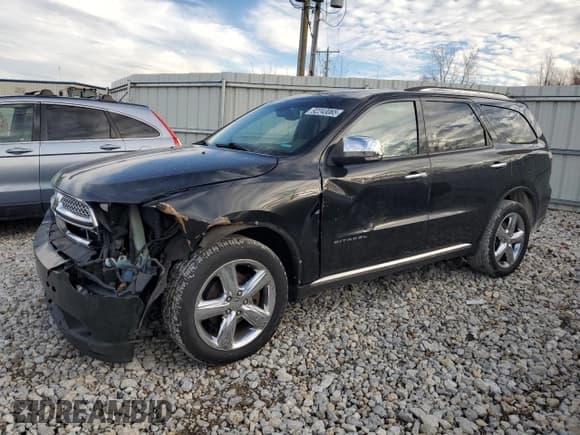 ✅ 2013 Dodge Durango Citadel • VIN: 1C4SDJETXDC505196 • Lot: 92243065. Listed on Copart with 256,656 mi. Free auction sales archive from the USA and detailed vehicle history report at DreamBid. Image 1.