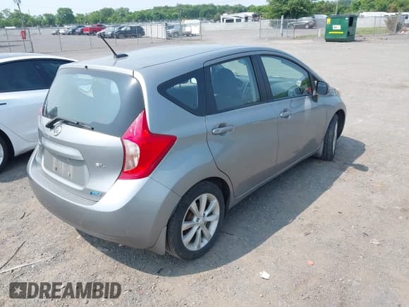 ✅ 2014 Nissan Note S Plus • VIN: 3N1CE2CP9EL414622 • Lot: 42487348. Listed on IAAI with 172,704 mi. Free auction sales archive from the USA and detailed vehicle history report at DreamBid. Image 4.