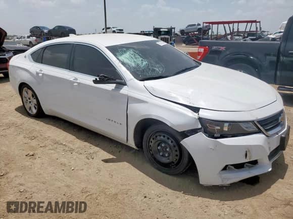 2018 Chevrolet Impala LS with VIN 2G11X5SA1J9146944, listed as a Copart auction lot 62578435 with 134,591 mi miles and Salvage title. Bid and sale history available at DreamBid. Image 4.