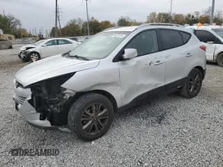 ✅ 2014 Hyundai Tucson SE • VIN: KM8JU3AG6EU905599 • Лот: 90676155. Опубликован ранее на Copart с пробегом 188 671 миль. Бесплатный доступ к архиву аукционных продаж из США и подробный отчёт об истории автомобиля на DreamBid. Изображение 1.