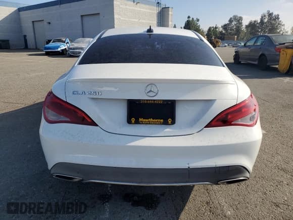 ✅ 2018 Mercedes-Benz CLA 250 • VIN: WDDSJ4EB9JN637227 • Lot: 82644175. Listed on Copart with 63,945 mi. Free auction sales archive from the USA and detailed vehicle history report at DreamBid. Image 6.