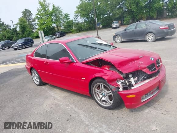 ✅ 2002 BMW 3 Series 330Ci • VIN: WBABN53412JU39577 • Lot: 42320880. Listed on IAAI with 120,153 mi. Free auction sales archive from the USA and detailed vehicle history report at DreamBid. Image 1.