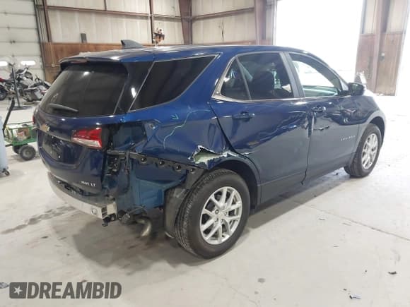 ✅ 2023 Chevrolet Equinox LT • VIN: 3GNAXUEG5PL104436 • Lot: 43215747. Listed on IAAI with 10,059 mi. Free auction sales archive from the USA and detailed vehicle history report at DreamBid. Image 4.