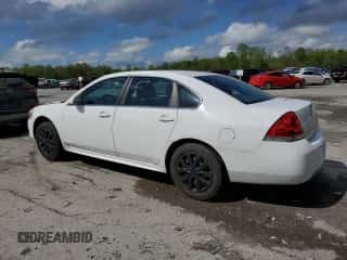2012 Chevrolet Impala Police Police with VIN 2G1WD5E38C1159770, listed as a Copart auction lot 55754865 with 182,397 mi miles and Salvage title. Bid and sale history available at DreamBid. Image 2.
