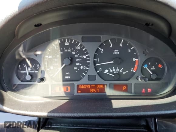 ✅ 2001 BMW 3 Series 325i • VIN: WBAAN374X1NJ12242 • Lot: 65818035. Listed on Copart with 156,049 mi. Free auction sales archive from the USA and detailed vehicle history report at DreamBid. Image 9.