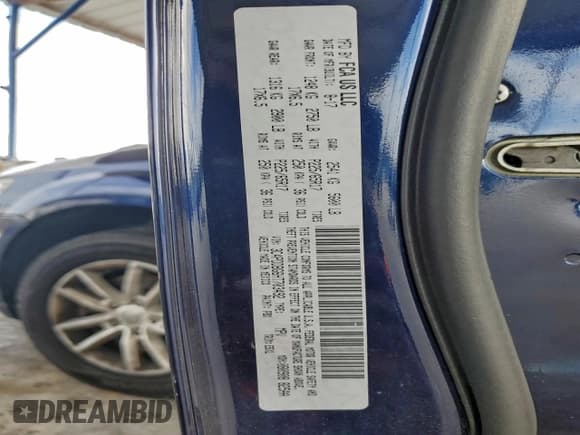 ✅ 2017 Dodge Journey SXT • VIN: 3C4PDDBG6HT703492 • Lot: 93755395. Listed on Copart with 174,601 mi. Free auction sales archive from the USA and detailed vehicle history report at DreamBid. Image 13.