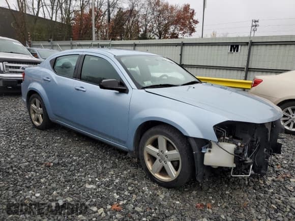 ✅ 2013 Dodge Avenger SE • VIN: 1C3CDZAB2DN661449 • Lot: 91585205. Listed on Copart with 179,723 mi. Free auction sales archive from the USA and detailed vehicle history report at DreamBid. Image 4.