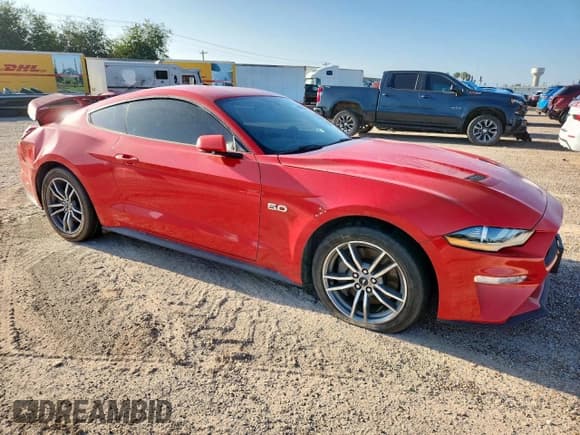 ✅ 2019 Ford Mustang GT • VIN: 1FA6P8CF2K5201804 • Lot: 68896585. Listed on Copart with 72,687 mi. Free auction sales archive from the USA and detailed vehicle history report at DreamBid. Image 4.