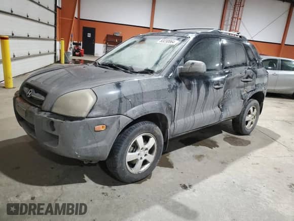 2006 Hyundai Tucson GL z VIN KM8JM12B96U289857, wystawiony jako Copart lot #83230864 z przebiegiem 222 817 mil mil oraz Szkoda całkowita • Salvage title. Historia ofert i sprzedaży dostępna na DreamBid. Obrazek 1.