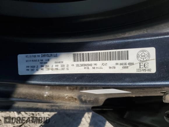 ✅ 2008 Dodge Avenger SXT • VIN: 1B3LC56R38N259492 • Lot: 74052974. Wystawiony na Copart z przebiegiem 103 137 mil. Bezpłatny archiwum sprzedaży aukcyjnych z USA i szczegółowy raport historii pojazdu na DreamBid. Zdjęcie 13.