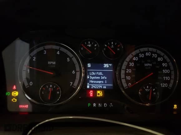 2009 Dodge 1500 TRX с VIN 1D3HV13T49S721902, выставлен на аукционе Copart как лот 46147265 с пробегом 242 294 миль миль и Списание • Salvage title. История ставок и продаж доступна на DreamBid. Изображение 9.