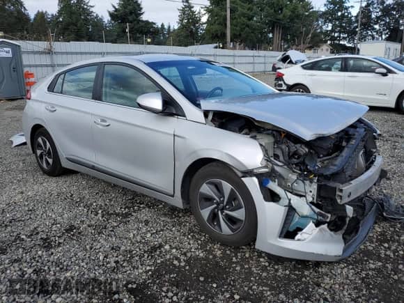 2017 Hyundai Ioniq SEL with VIN KMHC75LC4HU020635, listed as a Copart auction lot 85342225 with 85,818 mi miles and Salvage title. Bid and sale history available at DreamBid. Image 4.