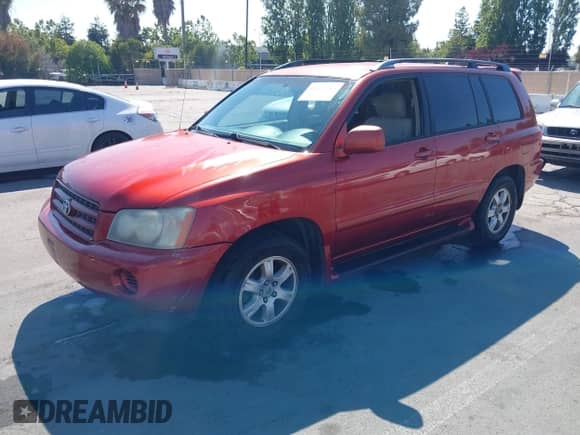 2002 Toyota Highlander with VIN JTEGF21A220054818, listed as a IAAI auction lot 42654545 with 267,286 mi miles and . Bid and sale history available at DreamBid. Image 2.