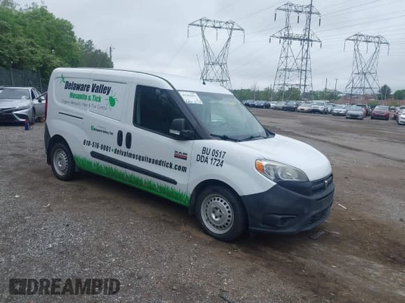 ✅ 2016 Ram ProMaster City Cargo Tradesman • VIN: ZFBERFAT7G6B26912 • Лот: 42202902. Опубликован ранее на IAAI с пробегом 81 553 миль. Бесплатный доступ к архиву аукционных продаж из США и подробный отчёт об истории автомобиля на DreamBid. Изображение 1.