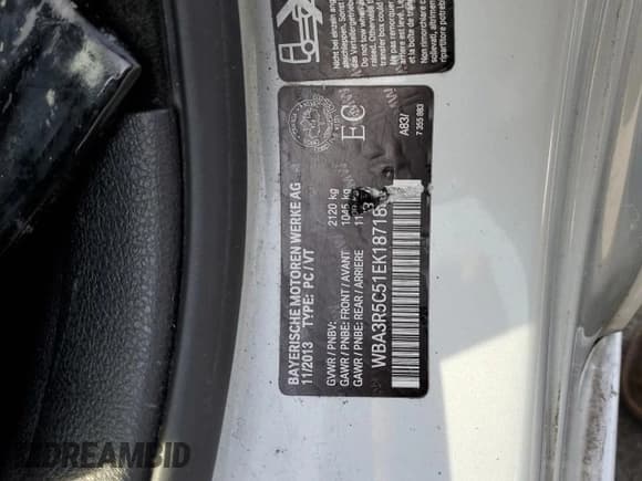 ✅ 2014 BMW 4 Series 435i xDrive • VIN: WBA3R5C51EK187183 • Lot: 84427005. Wystawiony na Copart z przebiegiem 89 577 mil. Bezpłatny archiwum sprzedaży aukcyjnych z USA i szczegółowy raport historii pojazdu na DreamBid. Zdjęcie 13.