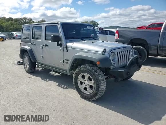 ✅ 2017 Jeep Wrangler Unlimited Sport • VIN: 1C4BJWDG3HL690515 • Lot: 82348645. Listed on Copart with 99,424 mi. Free auction sales archive from the USA and detailed vehicle history report at DreamBid. Image 14.