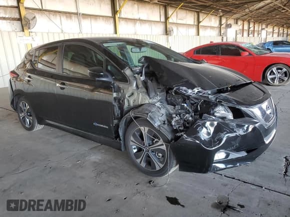 ✅ 2019 Nissan LEAF SV • VIN: 1N4AZ1CP6KC316552 • Lot: 72198774. Listed on Copart with 37,188 mi. Free auction sales archive from the USA and detailed vehicle history report at DreamBid. Image 4.