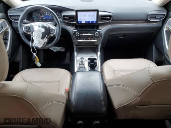 2021 Ford Explorer Limited with VIN 1FMSK8FH6MGA24231, listed as a Copart auction lot 80537455 with 102,996 mi miles and Salvage title. Bid and sale history available at DreamBid. Image 8.