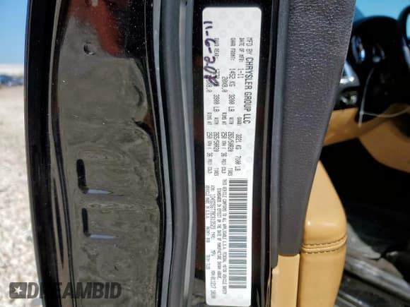 ✅ 2011 Dodge Durango Citadel • VIN: 1D4SD5GT7BC613523 • Lot: 57176925. Listed on Copart with 174,702 mi. Free auction sales archive from the USA and detailed vehicle history report at DreamBid. Image 13.