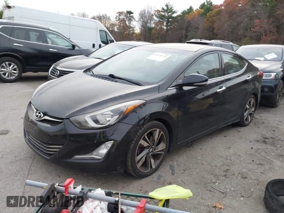 ✅ 2014 Hyundai Elantra SE • VIN: KMHDH4AE1EU082747 • Lot: 43618132. Listed on IAAI with 159,607 mi. Free auction sales archive from the USA and detailed vehicle history report at DreamBid. Image 2.
