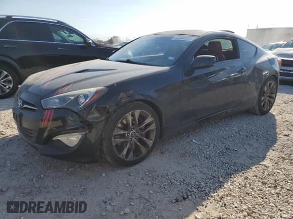 ✅ 2013 Hyundai Genesis Coupe Track • VIN: KMHHU6KJ6DU083931 • Lot: 47243305. Listed on Copart with 191,183 mi. Free auction sales archive from the USA and detailed vehicle history report at DreamBid. Image 1.