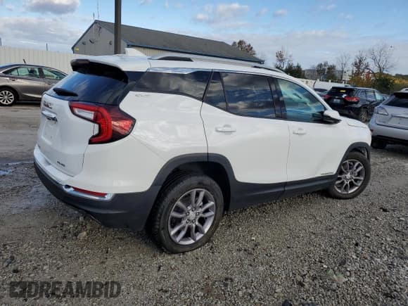 ✅ 2023 GMC Terrain SLT • VIN: 3GKALVEG3PL194992 • Лот: 90657715. Опубликован ранее на Copart с пробегом 60 172 миль. Бесплатный доступ к архиву аукционных продаж из США и подробный отчёт об истории автомобиля на DreamBid. Изображение 3.