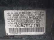 ✅ 2000 Honda Accord SE • VIN: 1HGCG5677YA117267 • Lot: 42340016. Listed on IAAI with Not provided. Free auction sales archive from the USA and detailed vehicle history report at DreamBid. Image 9.