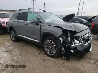 2022 Hyundai Santa Fe Limited z VIN 5NMS4DAL9NH471908, wystawiony jako Copart lot #72748642 z przebiegiem 5 406 mil mil oraz . Historia ofert i sprzedaży dostępna na DreamBid. Obrazek 4.